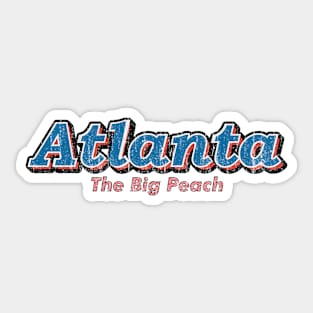 Atlanta The Big Peach Sticker